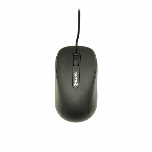 TERRA Mouse 1500 Corded USB black 3-toetsen, symme (2920513)