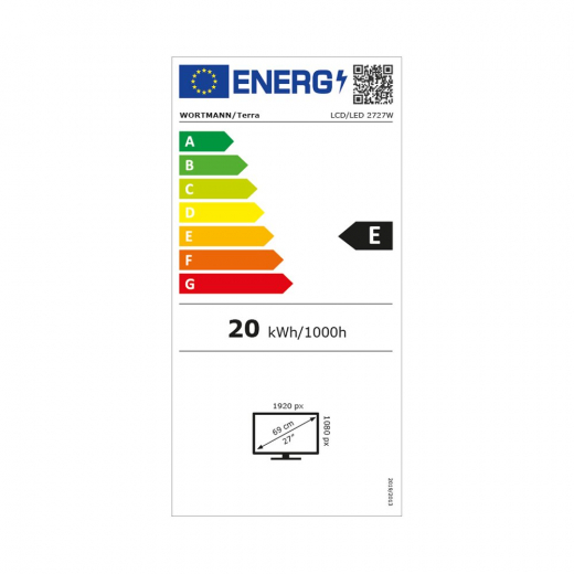 TERRA LCD/LED 2727W HA IPS V3 black HDMI/DP/USB-C, (3030259)